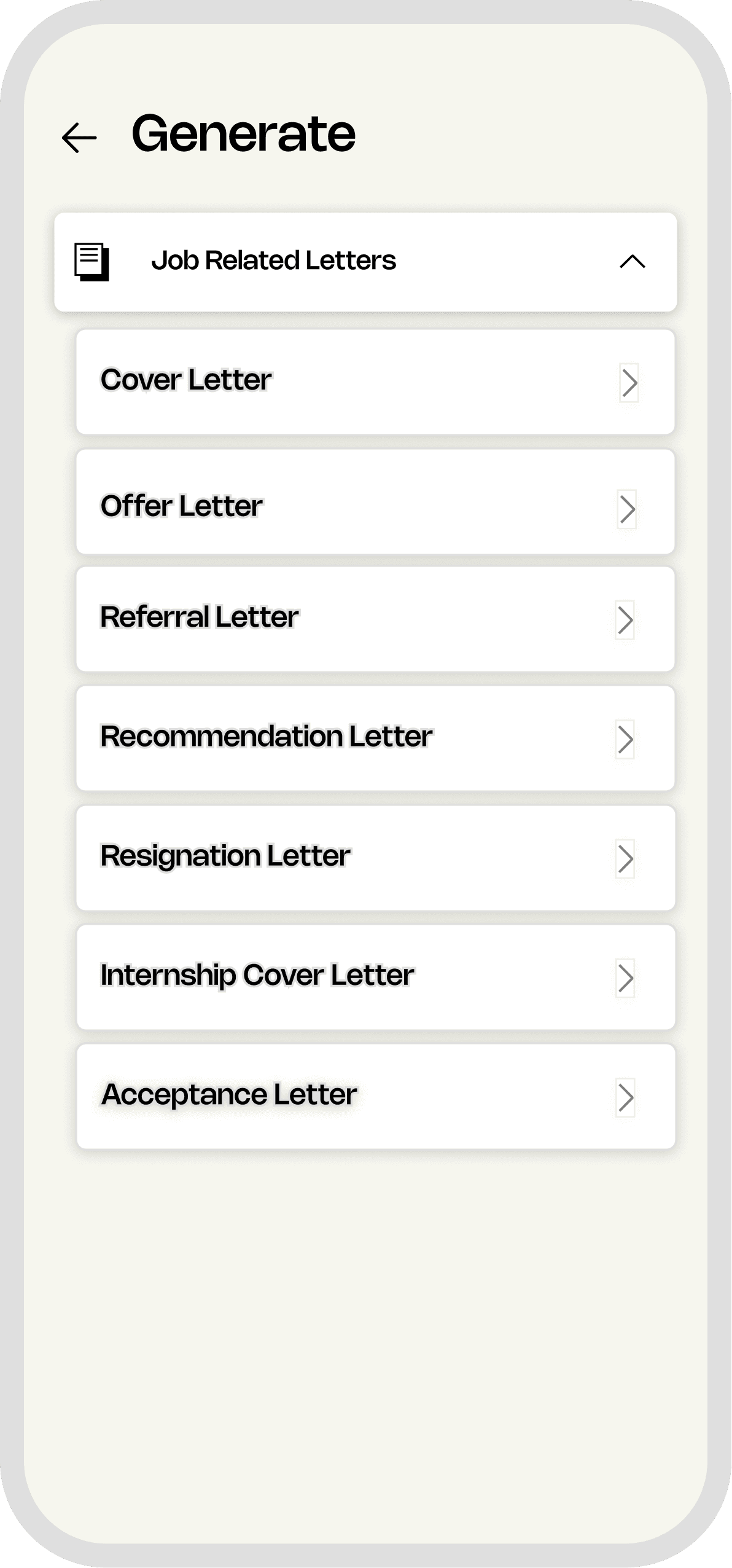 Cover Letter Screen 2